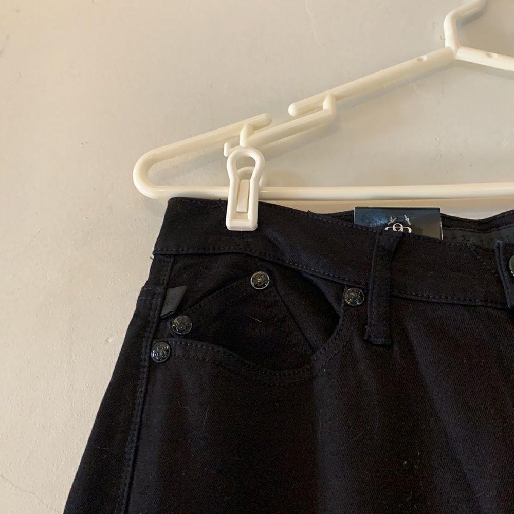 Rock & Republic black low rise bootcut jeans Size 10 NWT - Picture 3 of 9
